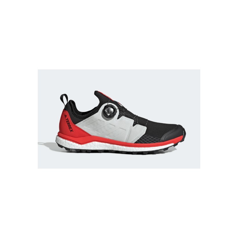 Adidas Terrex Agravic Boa Trail Running Shoes Red White Black SS19