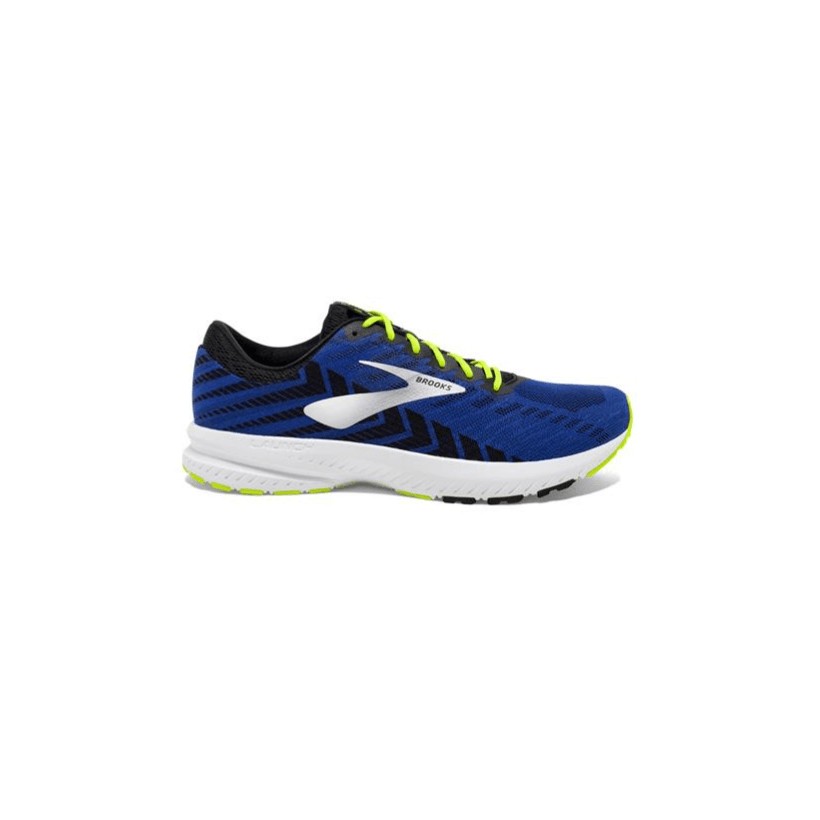 Brooks Launch 6 Shoes Blue Black Yellow PV19