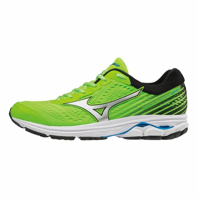 Tênis Mizuno Wave Rider 22 Verde Preto SS19