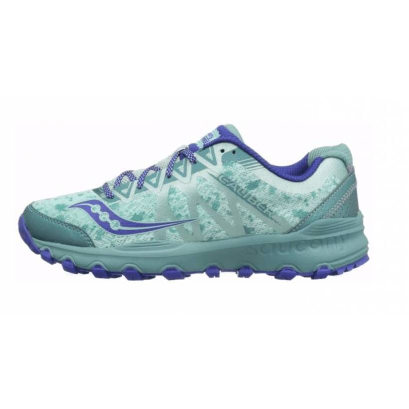 Saucony Grid Caliber TR Trail Shoes Mint Green Blue