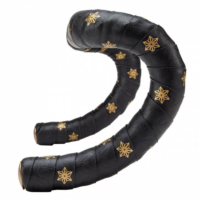 Nastro manubrio Supacaz super adesivo kush Nero-Oro