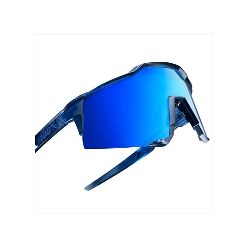Lunettes 100% Speedcraft - Bleu Cristal Translucide Poli