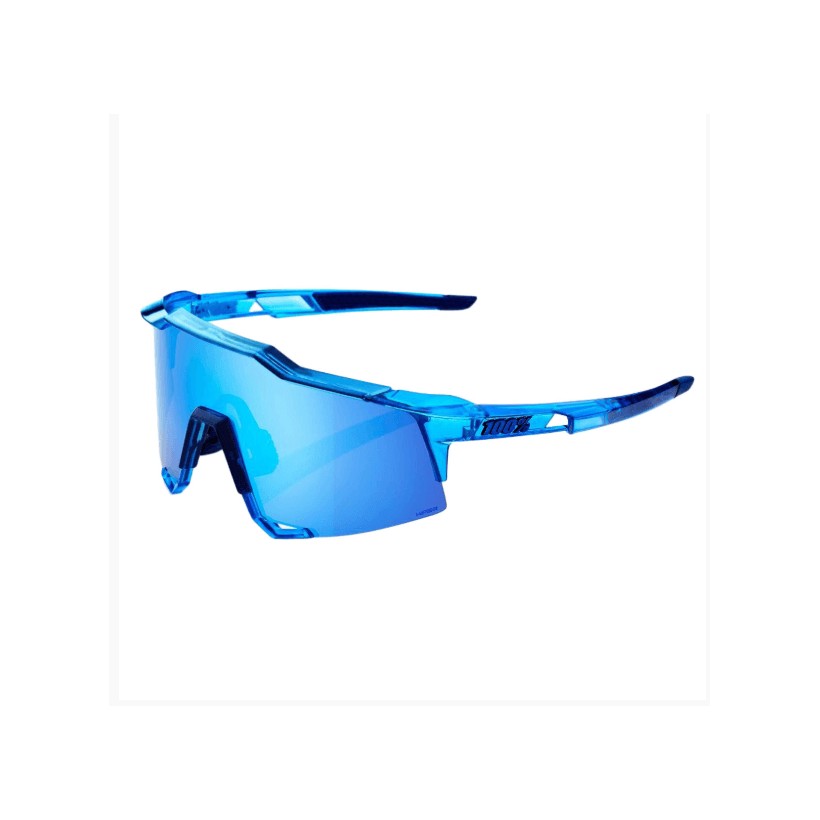 100% Speedcraft Glasses - Polished Translucent Crystal Blue
