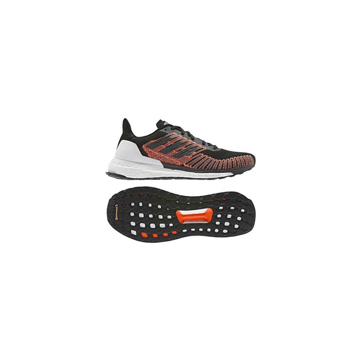 abrelatas Usando una computadora Célula somatica Adidas Solar Boost ST 19 Women's Running Shoes Black Red