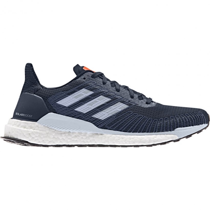 Adidas Solar Boost 19 Shoes Navy Blue White Orange AW19