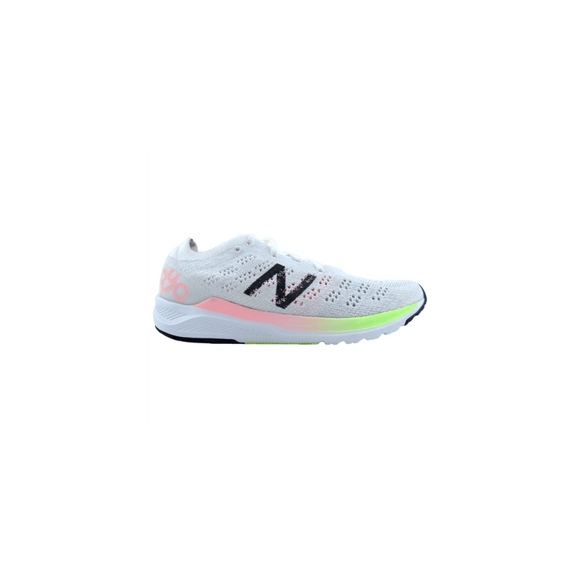 New Balance W890 Blanc Jaune Rose SS19 Chaussures De Course Pour Femme