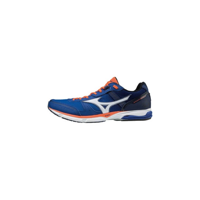 Scarpe Mizuno Wave Emperor 2 Uomo SS19 Blu Nero Arancio