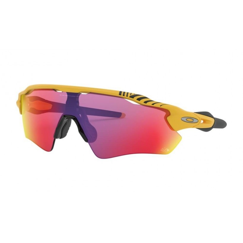 Oakley Radar EV Path Laufbrille -Tour de France Collection- Mattgelbe Prizm Road