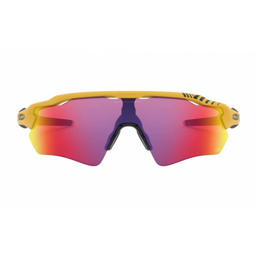 Okulary Oakley Radar EV Path do biegania - kolekcja Tour de France - matowe żółte Prizm Road