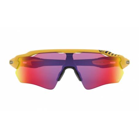 Okulary Oakley Radar EV Path do biegania - kolekcja Tour de France - matowe żółte Prizm Road