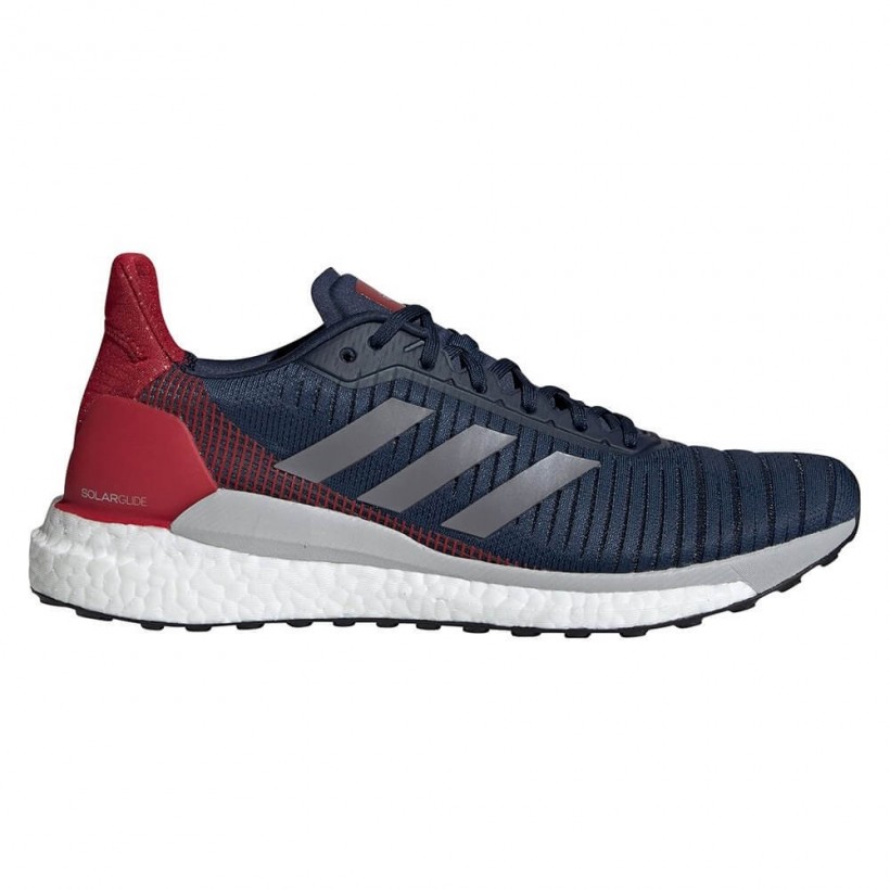 Adidas Solar Glide 19 Dark Blue Red Gray AW19 Men's Shoe