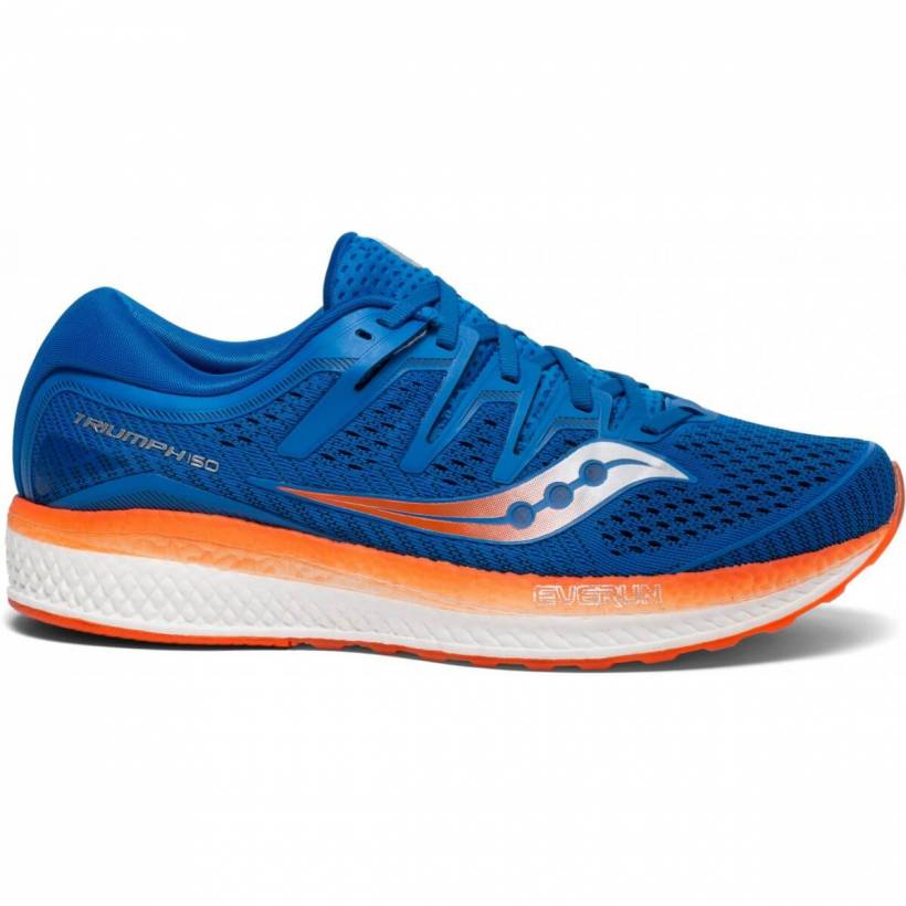 Tênis Saucony Triumph ISO 5 Azul Laranja AW18