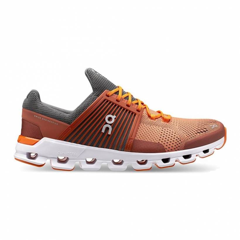 Sapatos On CloudSwift Orange Rust Rock