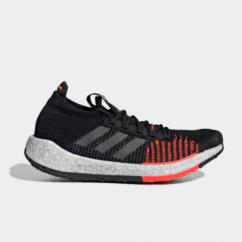 Sapatos masculinos Adidas PulseBOOST HD preto/laranja AW19