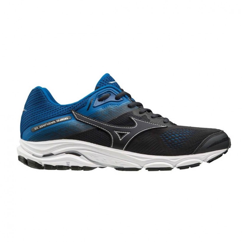 Mizuno Wave Inspire 15 Black Blue AW19 Men's Running Shoes