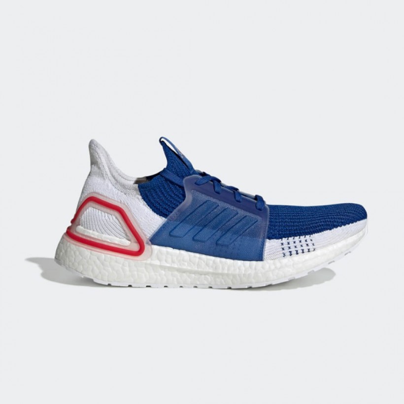 Adidas Ultra Boost 19 Bleu Blanc AW19 Chaussures De Course Pour Homme