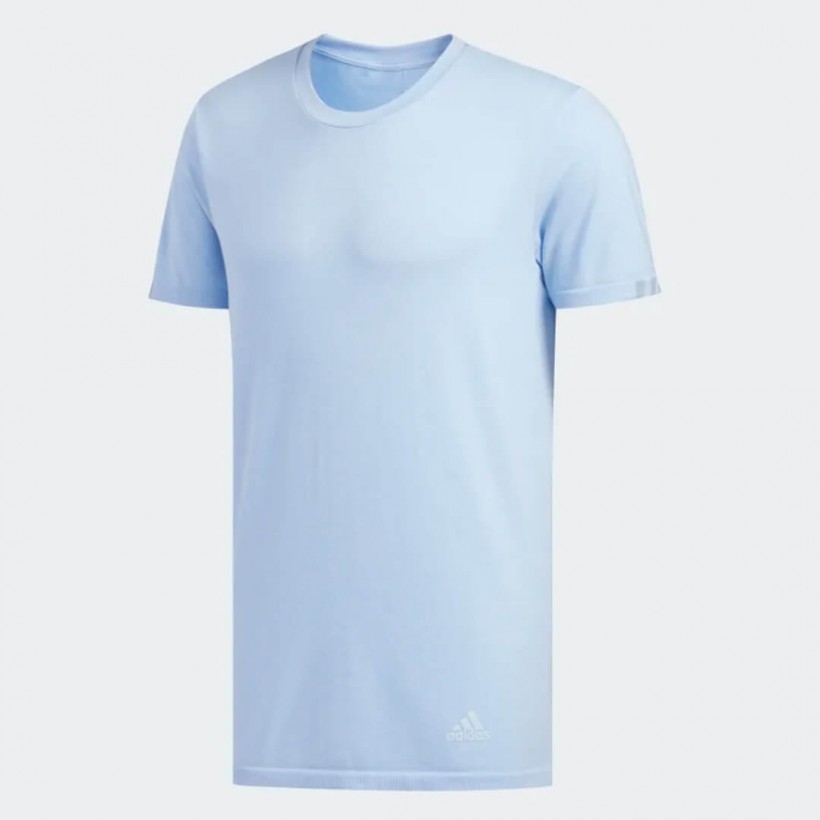 Maglia Running Adidas 25 7 Azzurro Uomo