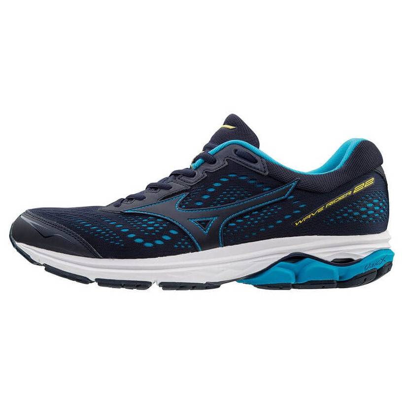 Mizuno Wave Rider 22 Schuhe Schwarz Blau SS19