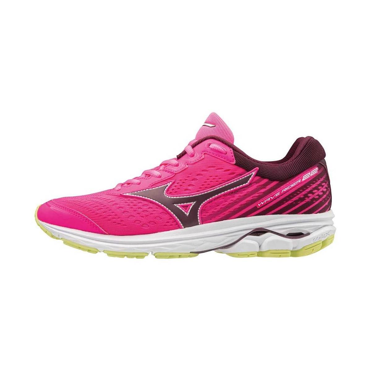 Anónimo Ascensor apertura Zapatillas Mizuno Wave Rider 22 Mujer PV19 Rosa