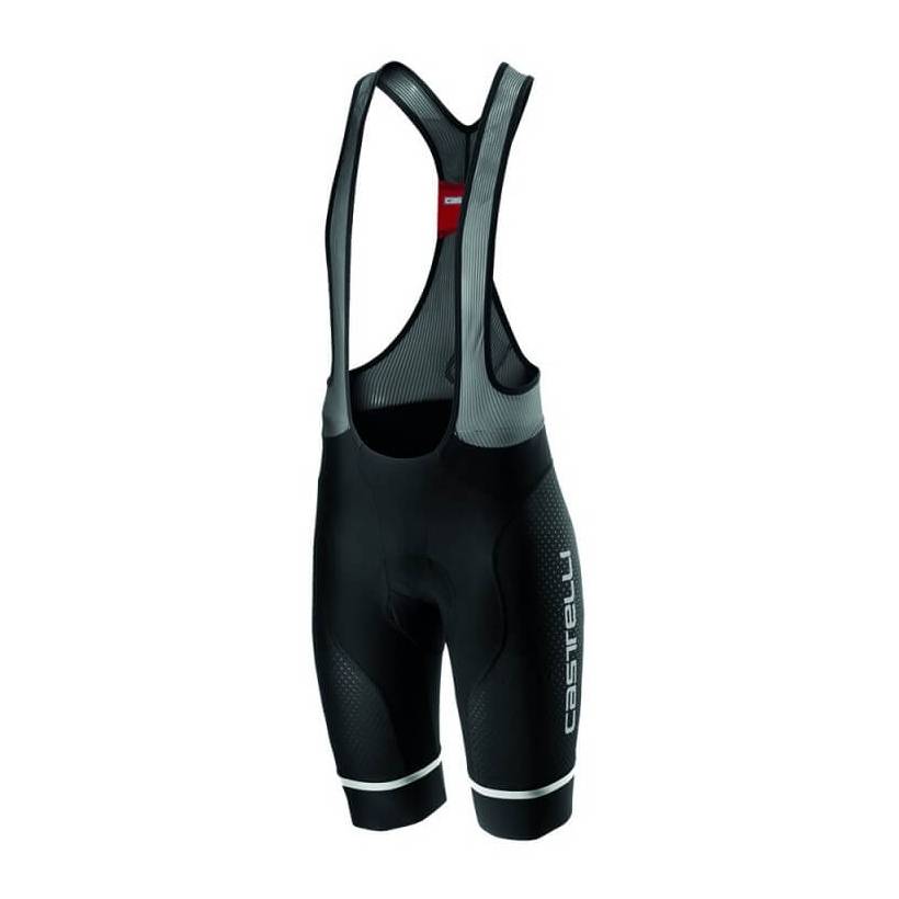 Castelli Free Aero Race 4 Bib Shorts Black Dark Gray (KIT)