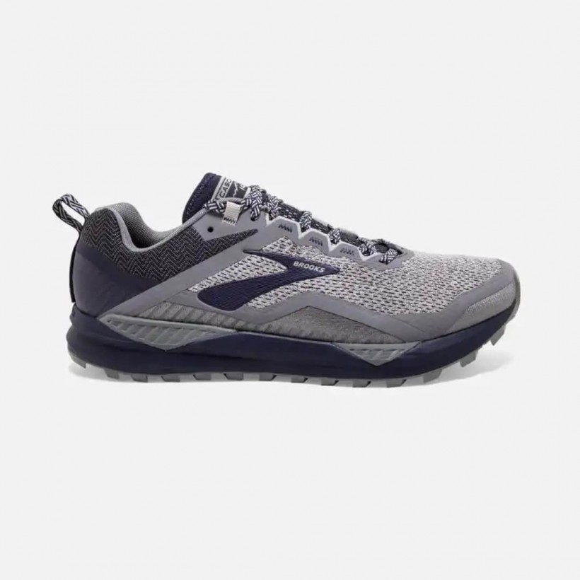 Zapatillas Brooks Cascadia 14 Gris Azul Navy  OI19