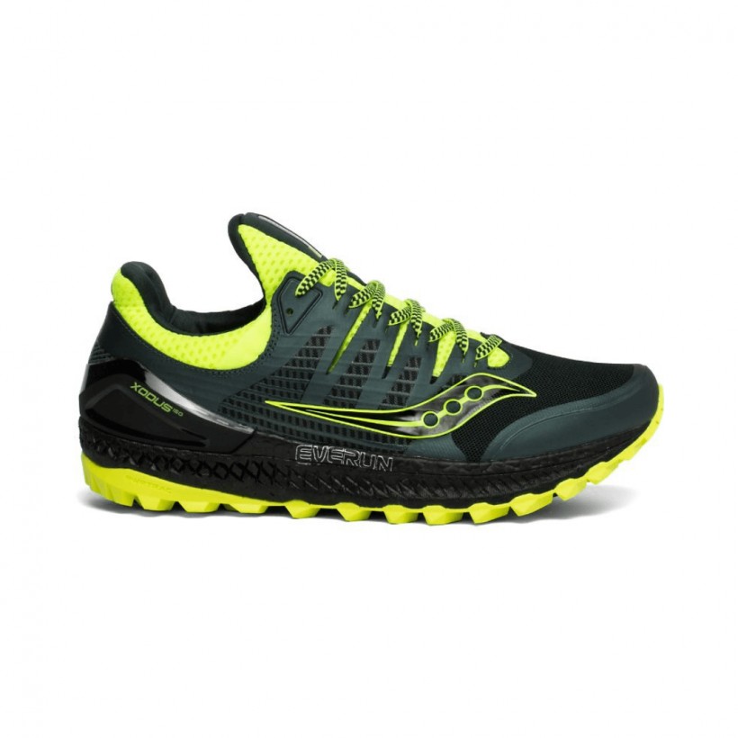 Saucony Xodus ISO 3 Trail Running Shoes Green Yellow AW19