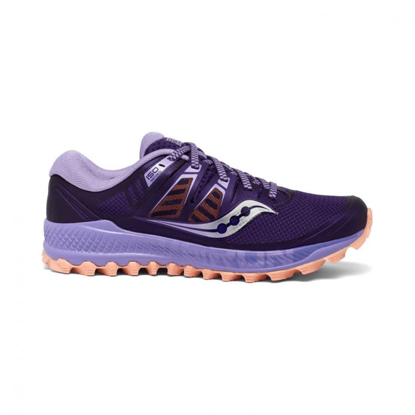 Saucony Peregrine ISO Trail Running Shoes Purple AW19 Woman