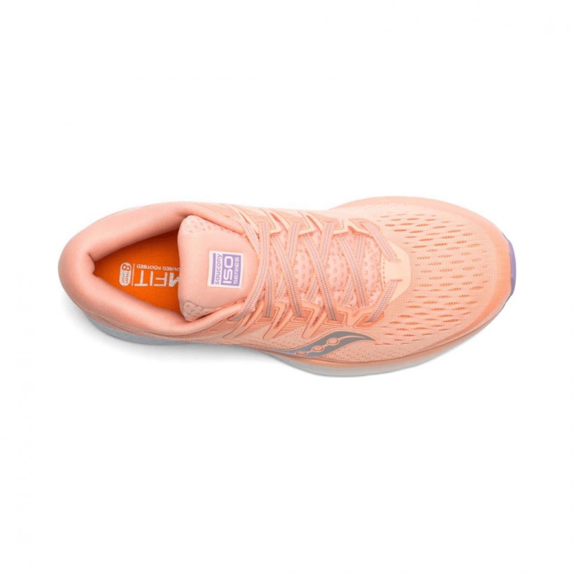 Saucony Ride ISO 2 Running Shoes Orange AW19 Woman