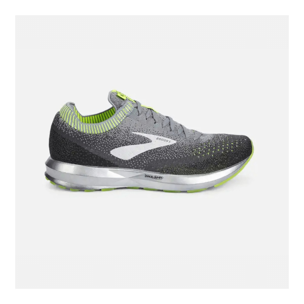 brooks grey running shoes