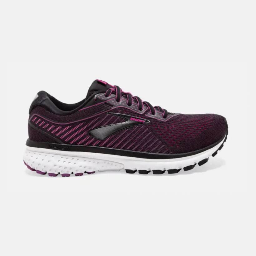 Brooks Ghost 12 Noir Rose AW19 Femme Chaussures
