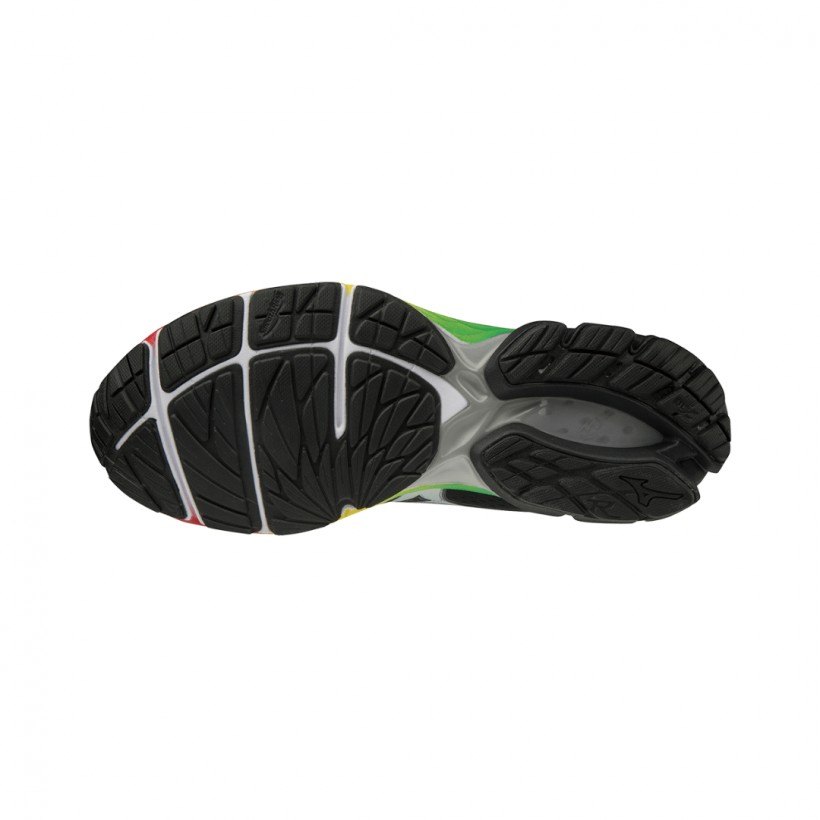 Mizuno Wave Rider 23 Osaka Noir Multicolore AW19 Chaussures de Course pour Homme