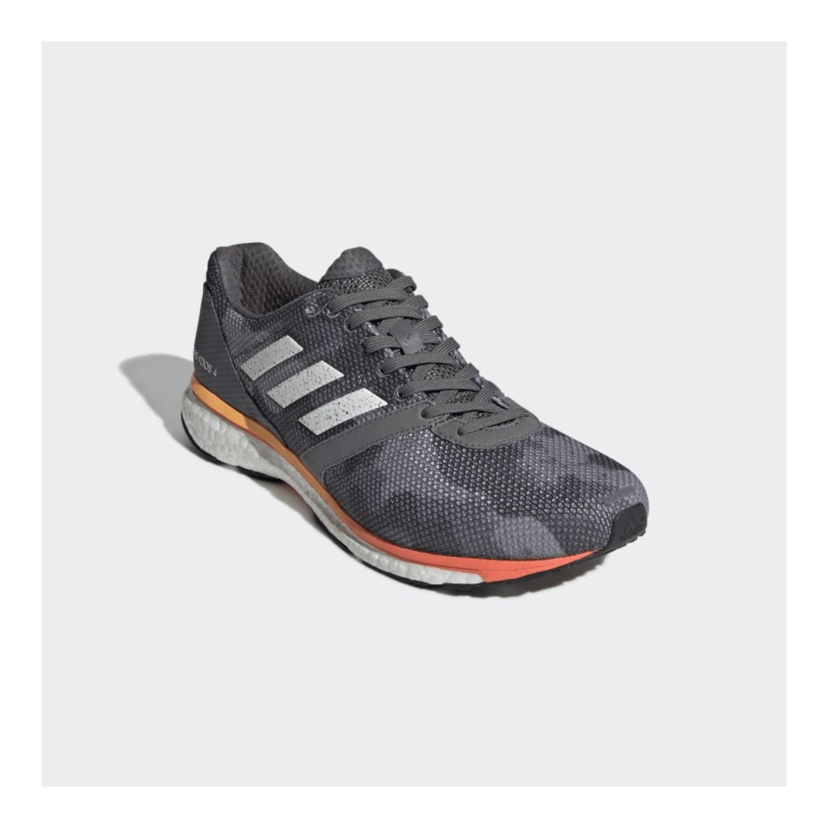 Adidas Adizero Adios 4 Gray Camouflage Orange AW19 Shoes