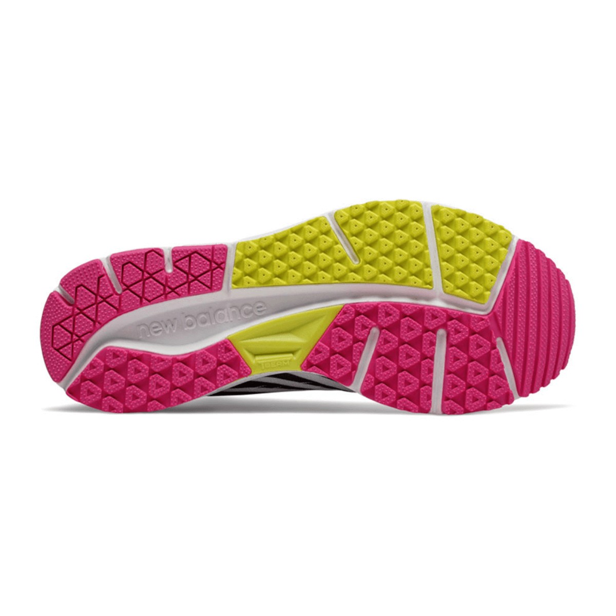 Zapatillas Running New Balance 1500 V5 Blanco Negro Rosa OI19 Mujer