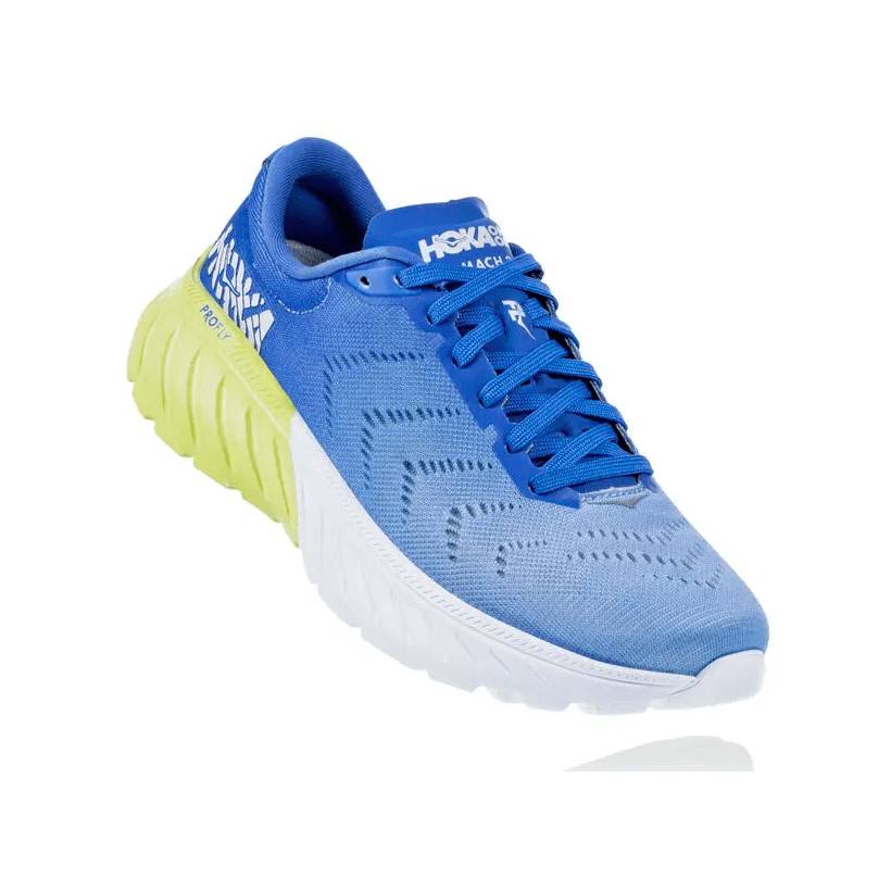 Hoka One One Mach 2 Blau Gelb AW19 Frau