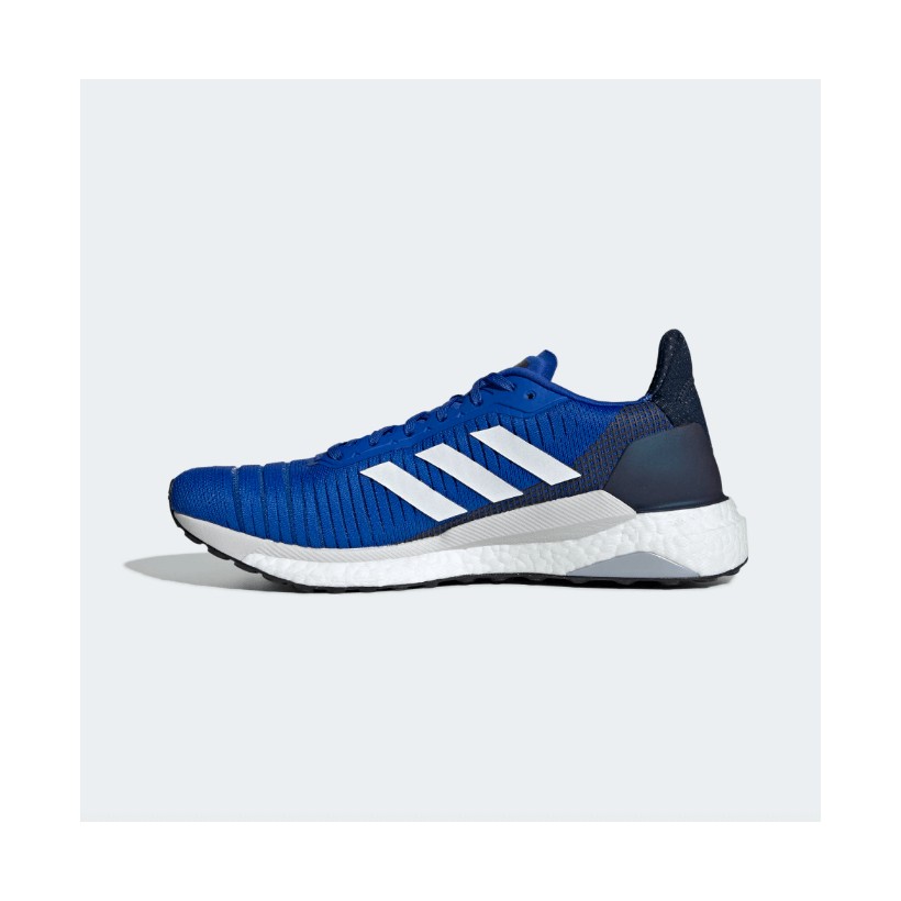 Zapatillas Adidas Solar Glide 19 Azul Blanco OI19 Hombre