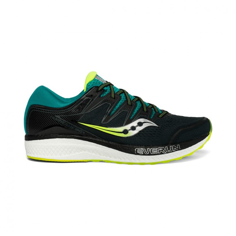 Saucony Hurricane ISO 5 Green Black AW19 Men's Running Shoes