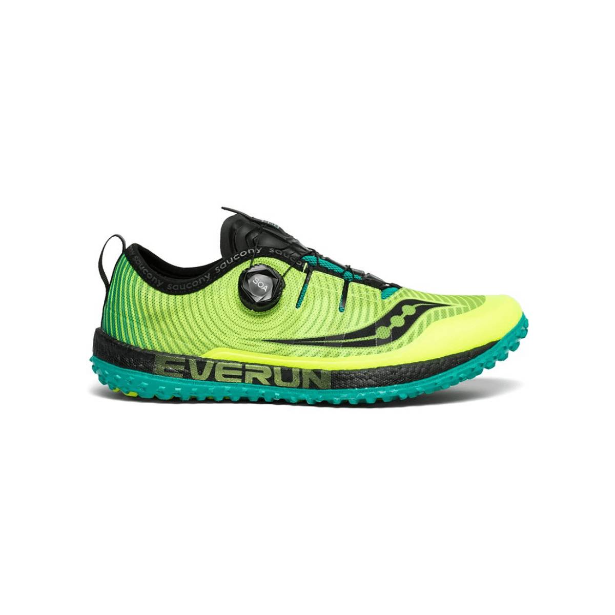 Zapatillas Trail Saucony Switchback ISO Amarillo Verde OI19 Hombre