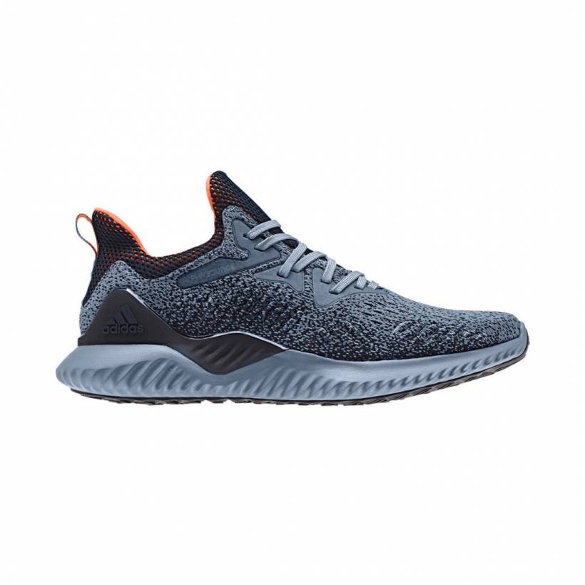 Tênis de corrida masculino Adidas Alphabounce Beyond Grey Preto Laranja SS19