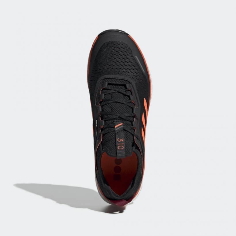 Zapatillas Trail Adidas Terrex Agravic Flow Negro Naranja OI19 Hombre