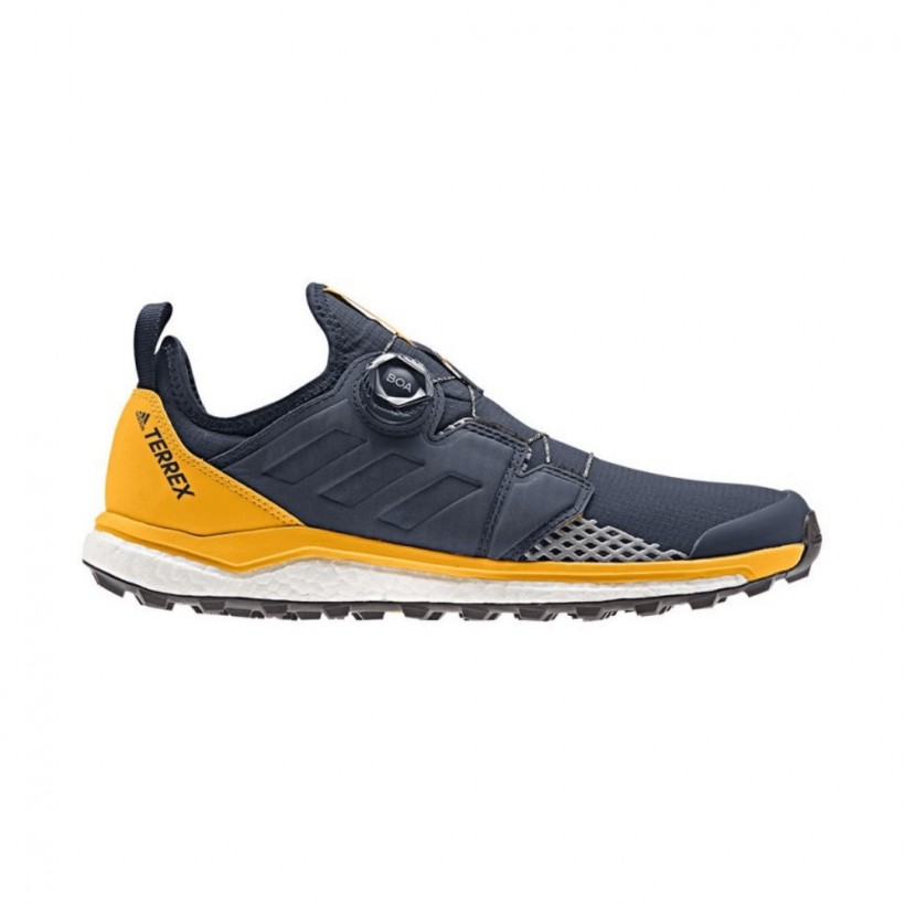 Trail Shoes Adidas Terrex Agravic BOA Blue Yellow AW19 Man