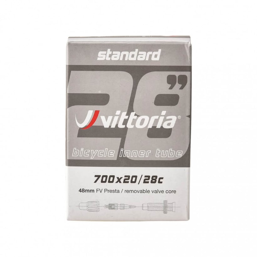 Vittoria STANDARD tubo 700x20 / 28c Válvula 48 mm