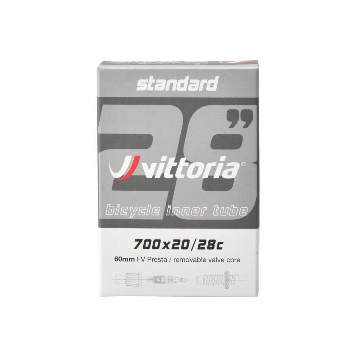 Vittoria günstig Kaufen-Vittoria STANDARD Rohr 700x20 / 28c Ventil 60 mm. Vittoria STANDARD Rohr 700x20 / 28c Ventil 60 mm <![CDATA[Vittoria STANDARD Rohr 700x20 / 28c Ventil 60 mm
 Der VITTORIA Standard 700x20 / 28c Innenschlauch ist ein hochwertiges, zuverlässiges und erschwi