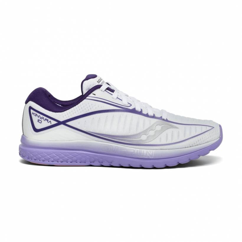 Saucony Kinvara 10 Bianco Viola AW19 Scarpe da Donna