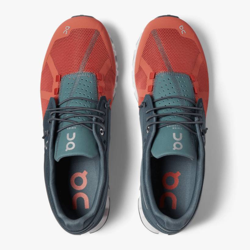 Scarpe da uomo su Cloud5050 grigio arancione AW19