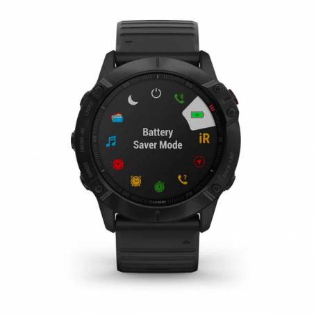 Garmin Fenix 6X PRO czarny z czarnym paskiem
