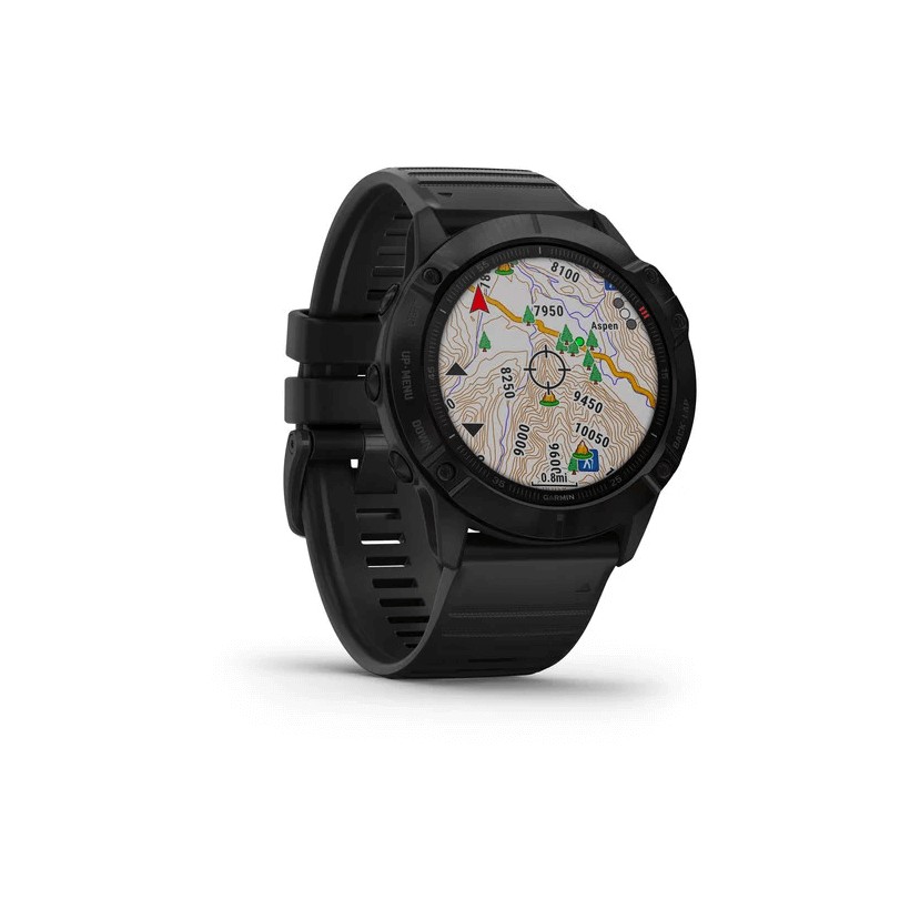 Garmin Fenix 6X PRO czarny z czarnym paskiem