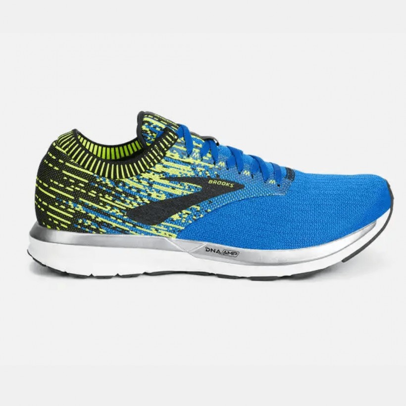 Brooks Ricochet Schuhe Blau Gelb Fluor AW19 Man