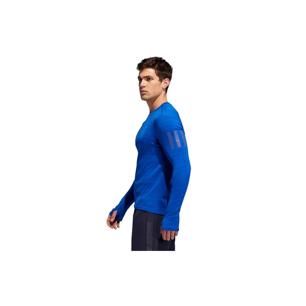 parque Natural Desfiladero cortar Camiseta Running Adidas Rise Up N Run Azul OI19 Hombre