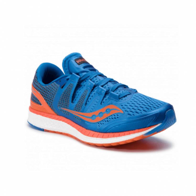 Baskets Saucony Liberty Iso Bleu Orange SS19