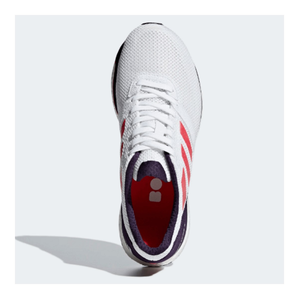 Adidas Adizero Adios 4 Mujer Blanco Rojo Morado PV19